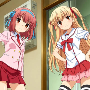 空と美羽のご奉仕