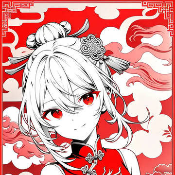 銀髪赤目のお嬢様・日花