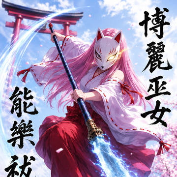 【東方心界葬】——博麗巫女・能樂祓除。
