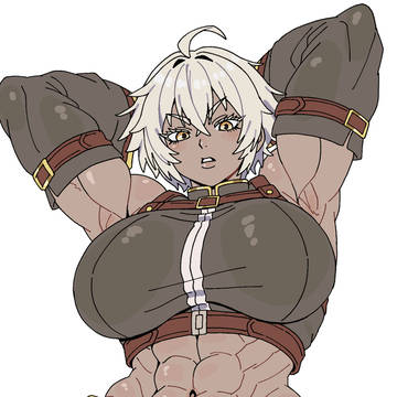 【OC】褐色筋肉娘さん