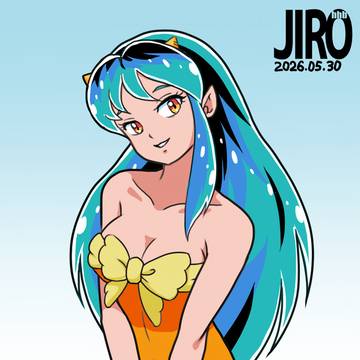 水着を褒められて嬉しいラムちゃん