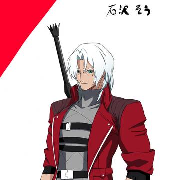 Netflixデビルメイクライのダンテを描きました！