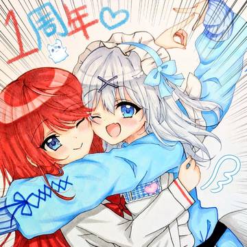 ❤️神ちゅ1周年🩵