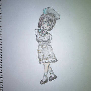 ワカナちゃ生誕祭で描いたものと妹