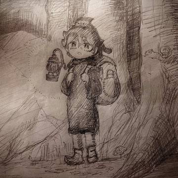 なんか森にいる子供