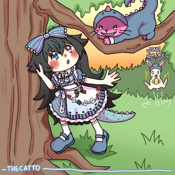 Dino Delulu (Commission)