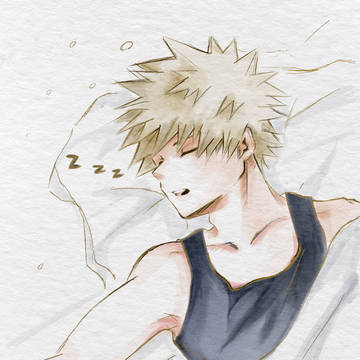お昼寝かっちゃん