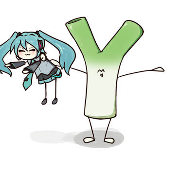 미쿠를 든 대파