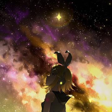 Orange Starry Sky