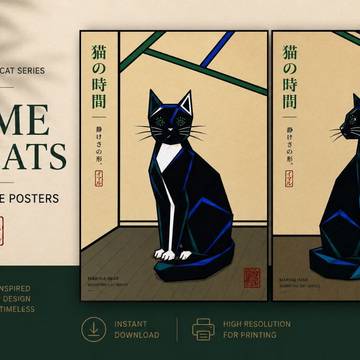 猫の時間 — 黒猫