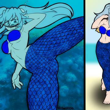 A Two Legged Mermaid