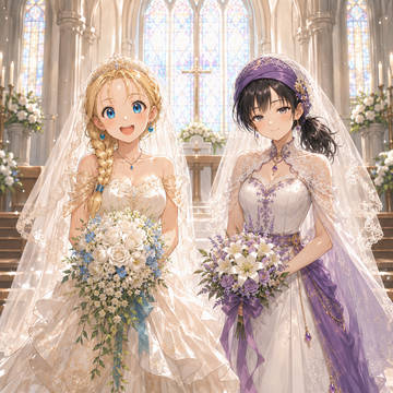 5主(♀)とビアンカと