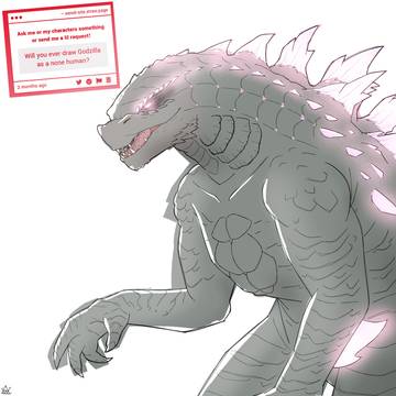 Evo Godzilla sketch