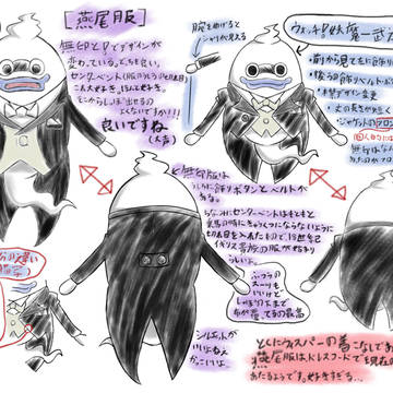 【下描き•制作過程おまけ付き】ウィスパーのお気に入り衣装