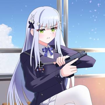 拗ねたHk416