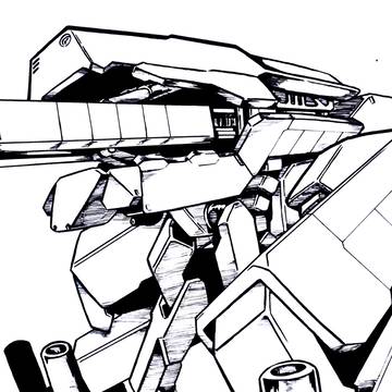 オリジナル メカ 鳥脚