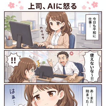AIに怒鳴る上司の話
