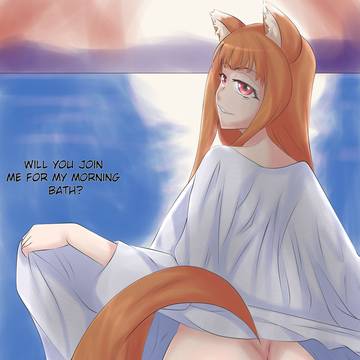 morning bath with Holo
