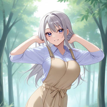 志乃と恋より早乙女志乃と白雪恋っぽい新緑の散歩