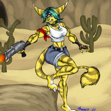 Lombax OC-Ashleigh VV tribute