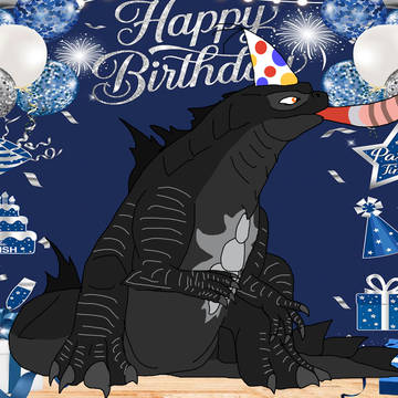 Happy Birthday Xudguluo Godzilla