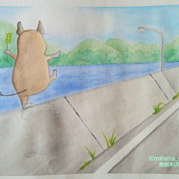 海沿いを歩く