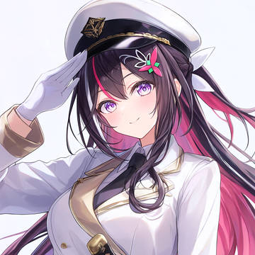 軍服姿のAZKi
