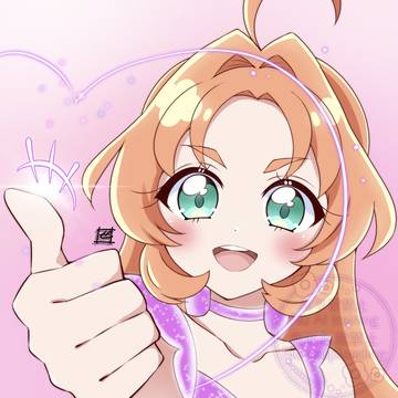 キュアアンサーの変身シーンの