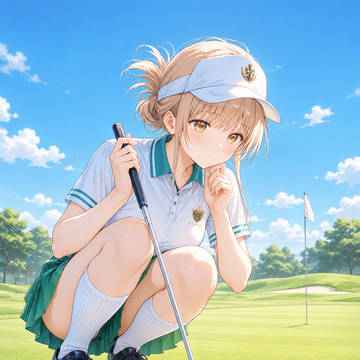 天使様とアフターゴルフ