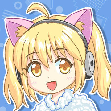 猫耳とヘッドホンの相性考える(りあちゃん)