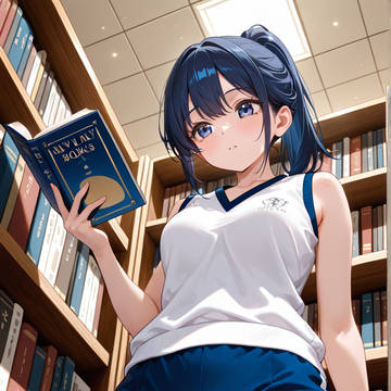 図書室にて②