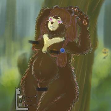 Osita en el bosque