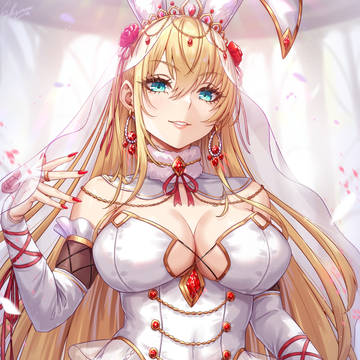 ウェディング金髪バニーガールお姉さん🐰