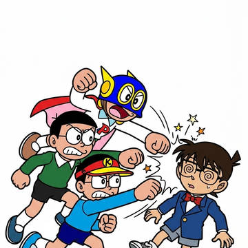 藤子・F・不二雄 characters vs コナン