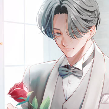 タキシードと薔薇