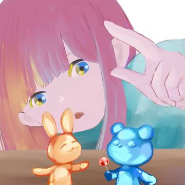 ウサギとクマ?