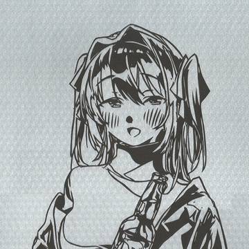 切り絵　上伊那ぼたん