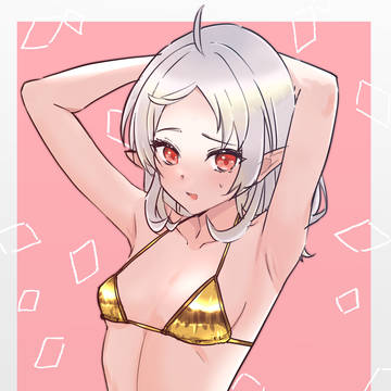 無職転生 シルフィエット 金ビキニ