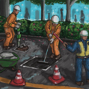 道路補修工事