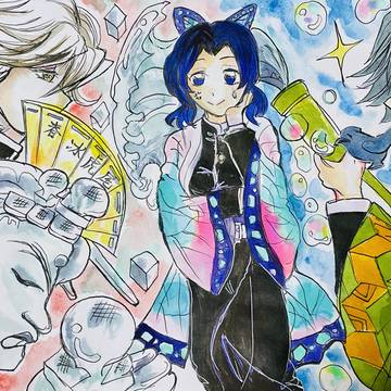 童しの落書き三枚