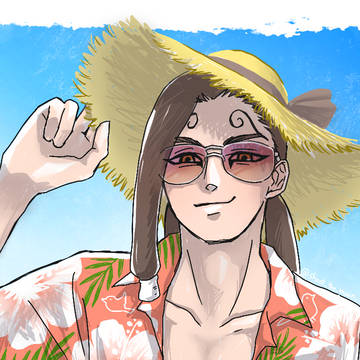 夏仕様🌻浮かれモズ🐦🕶️