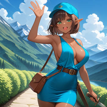 The Dark Elf Post Girl