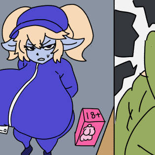 delivery girl poppy