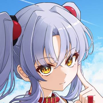 ルリルリと首輪と青空