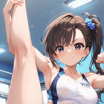 競泳水着ドヤ顔トレーニングともちゃん