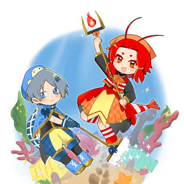 「火と水のふたご」海底のキラキラ大作戦！