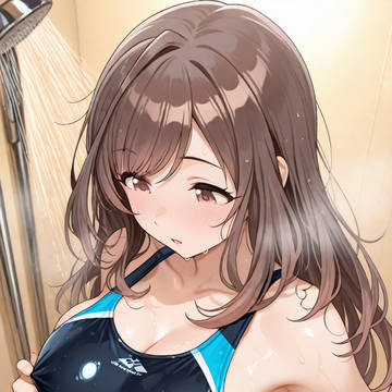 水着シャワー恋鐘