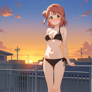 水着お披露目