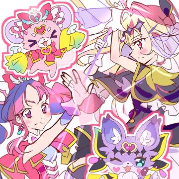 プリキュアを応援してくれる❤ポチタンとマシュタン