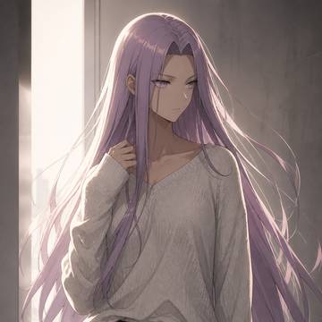 メドゥーサ　白ゆるニット